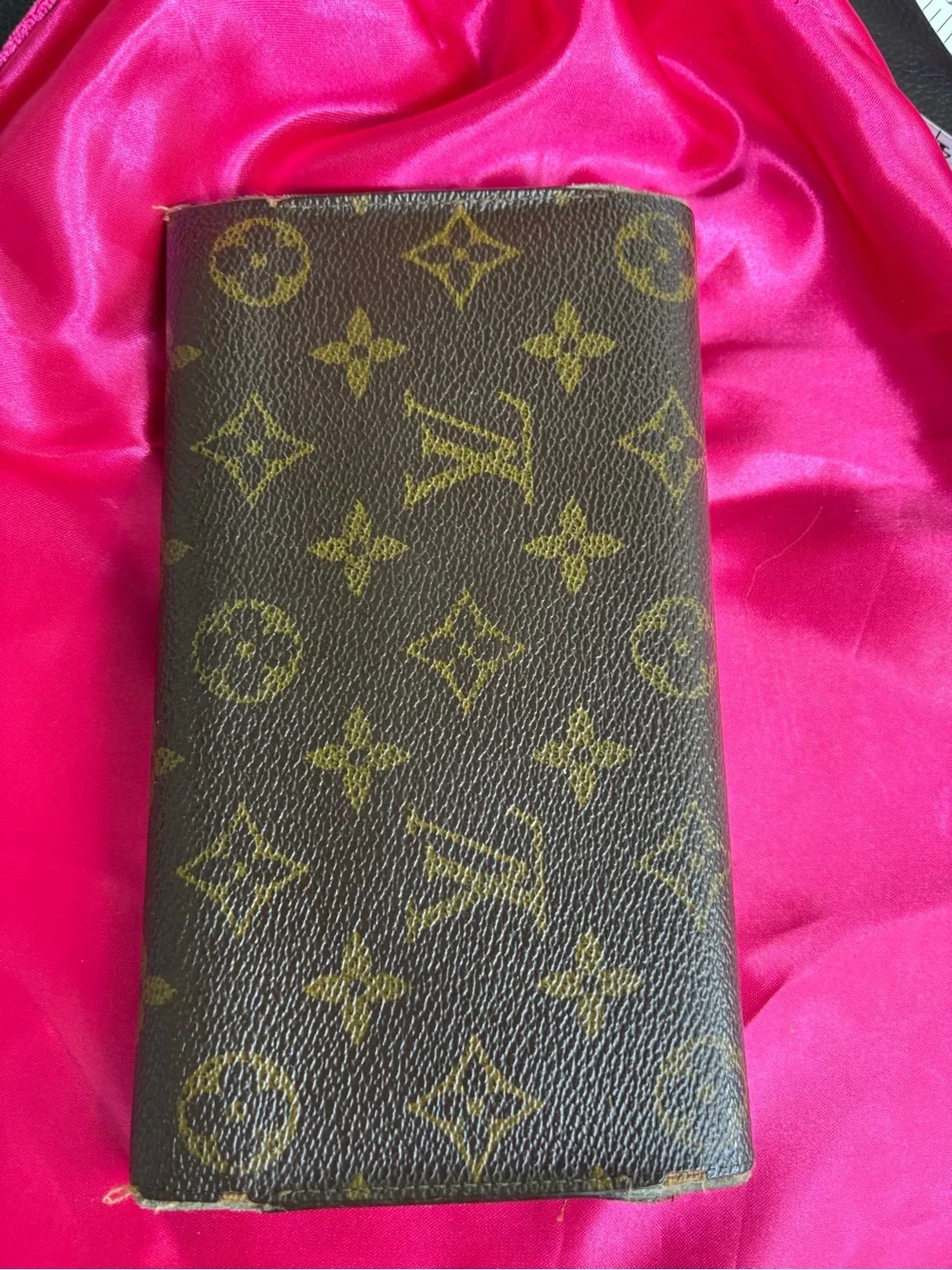 Louis Vuitton Monogram Canvas Wallet in Brown and Gold